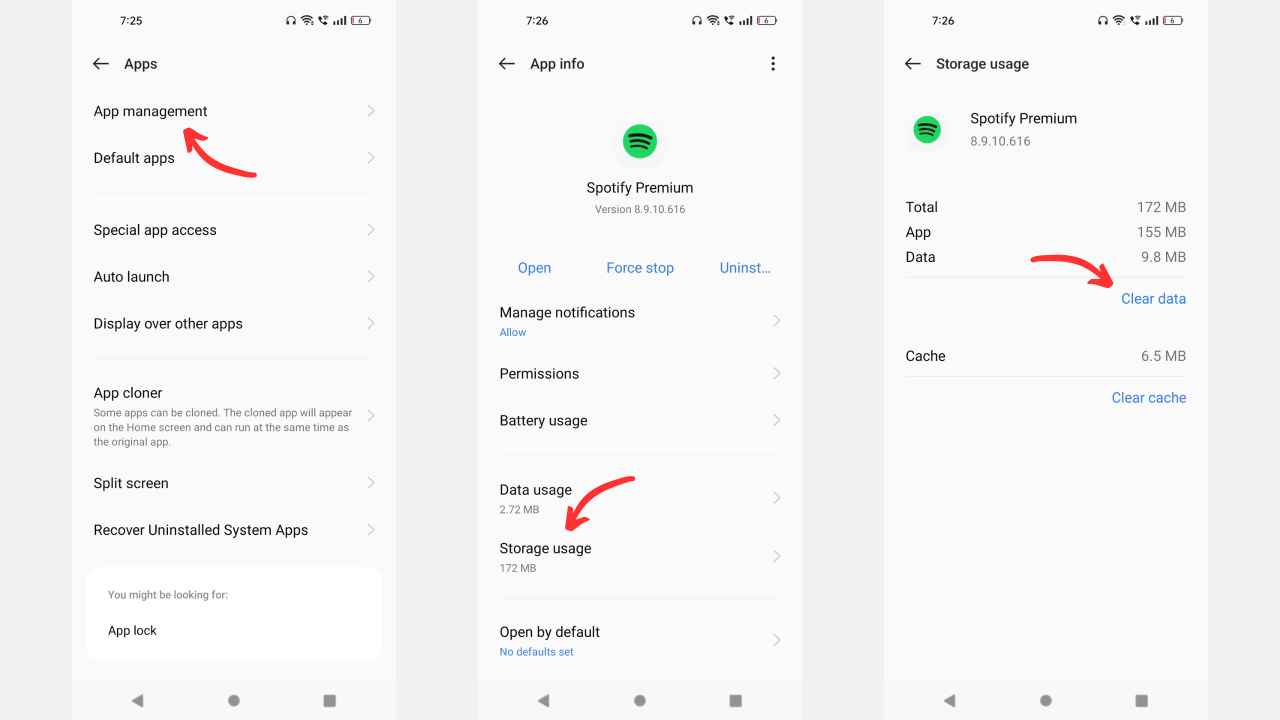 How to delete Cache files in Spotify