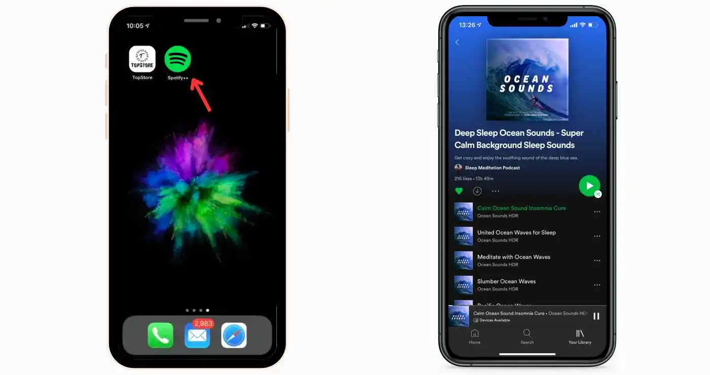 Spotify++ Download Using Top Store 3