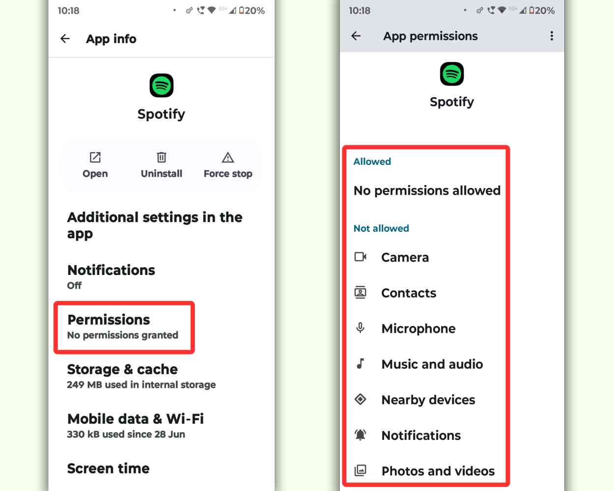 Don’t Allow Unnecessary Permissions