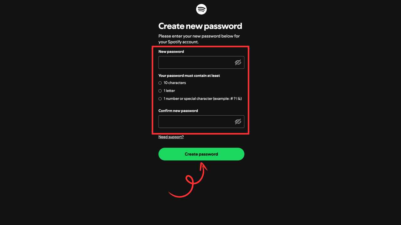 How to Reset Spotify Password Using Desktop 3