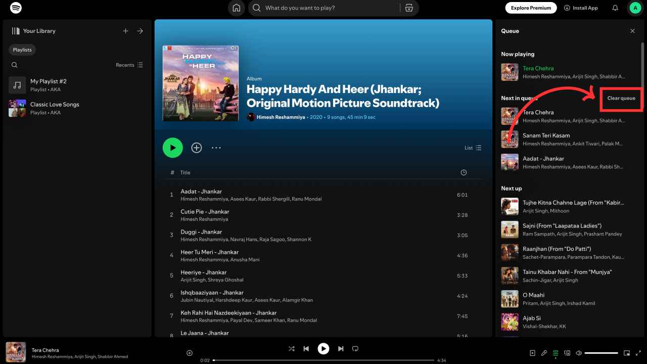 How To Clear The Queue on Spotify on Desktop