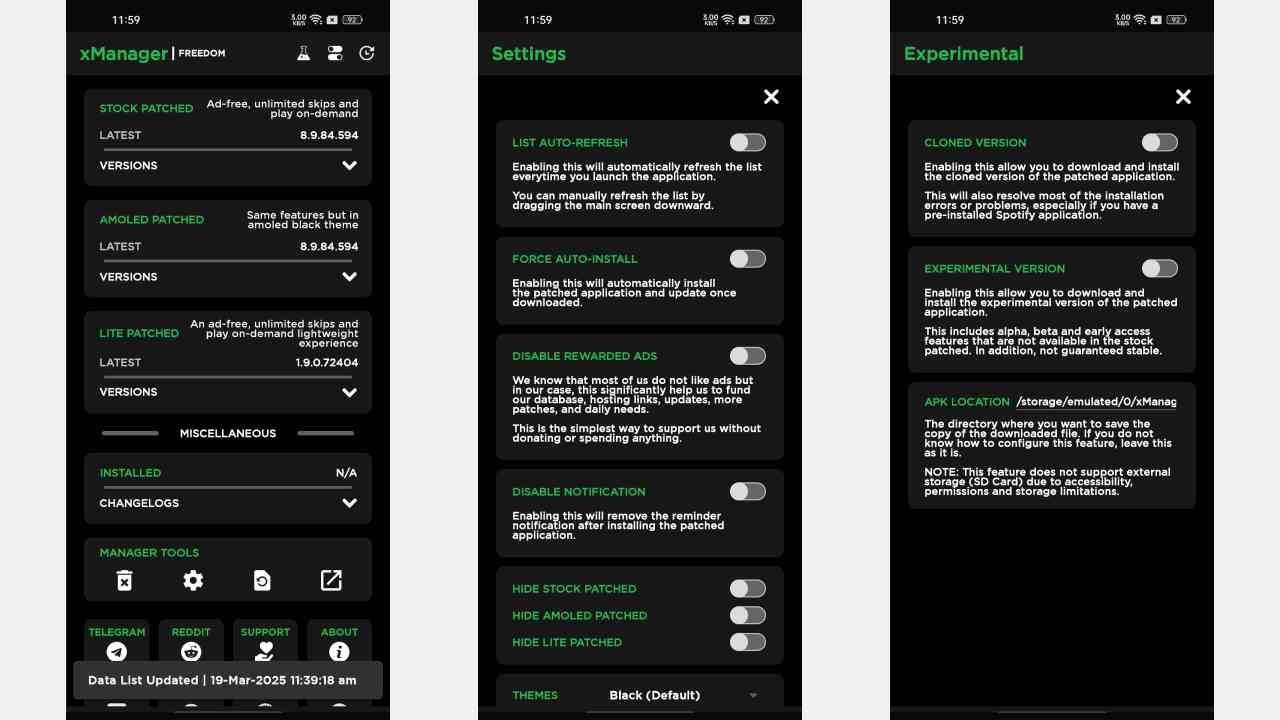 xManager Spotify Premium APK Download